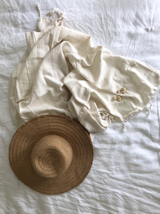 fouta luxe • crème